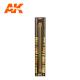 AK Interactive - Brass Pipes 2.6mm, 2 units