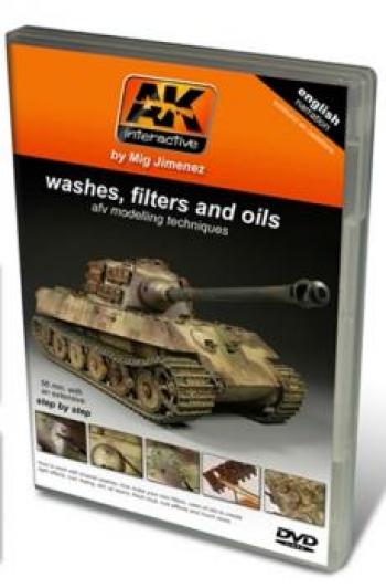 AK Interactive DVD - Washes Filters and Oils