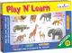 Creative Educational - Play N Learn-Wooden - Wild Animals