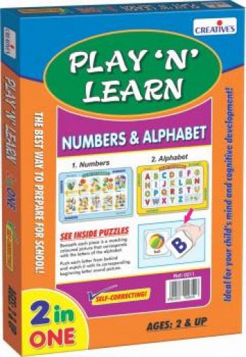 Creative Educational - 2 in 1- Alphabet-U.case & Numbers