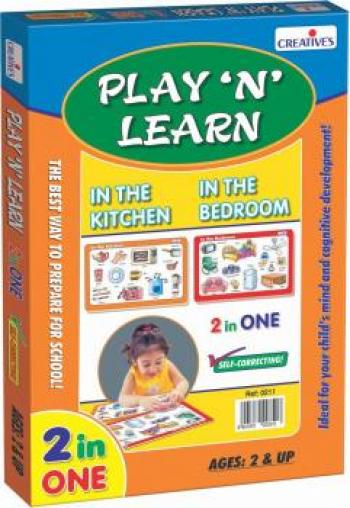 Creative Educational - 2 in 1- In the Kitchen & Bedroom