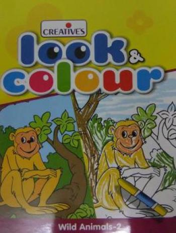 Creative Books - Look N Colour - Wild Animals 2