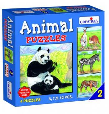 Creative Puzzles - Animal Puzzle No. 2 (5 to 12 Pieces)