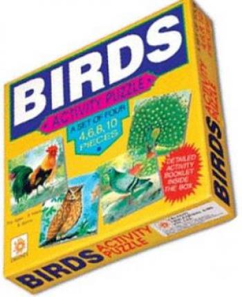 Creative Puzzles - Birds Activity Puzzle - A set of 4 Puzzles