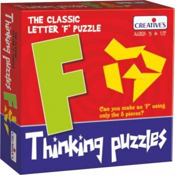 Creative Pre-School - Thinking Puzzles- Letter Puzzle- F