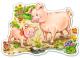Castorland Jigsaw Midi 15 Pc - A Piggy with Mom