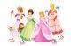 Castorland Jigsaw Premium 4 Puzzle (4,5,6,7 pc) - Pretty Princesses