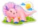 Castorland Jigsaw Premium Maxi 12 Pc - Pink Baby Triceratops
