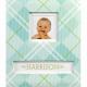 K & Co: Blue Plaid Frame-a -Name Scrapbook (Dam-Box)