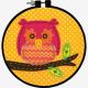 Dimensions Applique: Little Owl