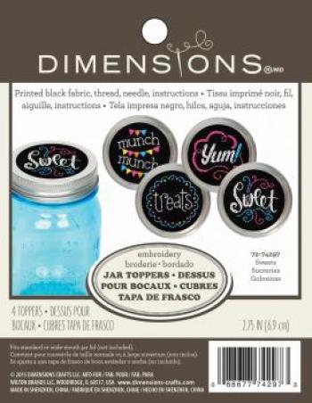 Dimensions Needlecraft - Jar Topper, Sweets