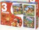 Deico Games - 3 in 1 Puzzle (6-9-16 Pcs) - Animals