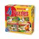 *D-Toys - 4 in 1 Puzzles (12-24-35-48 Pcs) - Farmyard 1