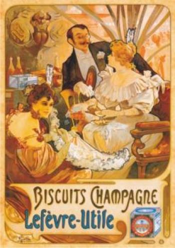 Vintage Posters 05 - Biscuits Champagne (68 x 47cm)