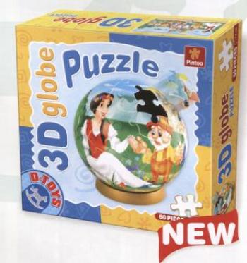 D-Toys - 3d Globe Puzzle - Fairytales 2