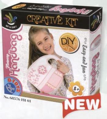 D-Toys - Creative kit - Flowery Handbag