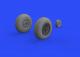 Eduard Brassin 1:48 - P-51D Wheels Oval Tread