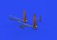 Eduard Brassin 1:48 - B-17F Undercarriage Legs (Bronze)