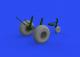 Eduard Brassin 1:48 - B-17 wheels cross tread (HKM)