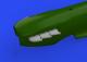 Eduard Brassin 1:48 - Spitfire Mk.V three-stacks exhausts rou
