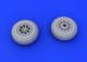 Eduard Brassin 1:72 - P-51 Wheels (Tamiya)