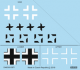 Eduard Decals 1:48  - Fw 190A-8/R2 National Insignia