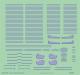 Eduard Decals 1:72 - Fokker D.VII rib tapes blue
