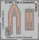 Eduard Photoetch 1:32 Yak-3 Steel Seatbelts (Sp. Hobby)