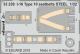 Eduard Photoetch Zoom 1:32 - I-16 Type 10 Seatbelts STEEL