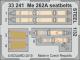 Eduard Photoetch Zoom 1:32 - Me 262A seatbelts STEEL