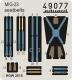 Eduard Photoetch 1:48 - MiG-23 Fabric Seatbelts (Trumpeter)