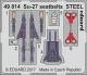 Eduard Photoetch 1:48 - Su-27 seatbelts STEEL