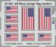 Eduard Photoetch 1:700 - USNavy Modern Ensign Flag Steel