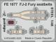 Eduard Photetch (Zoom) 1:48 - FJ-2 Fury seatbelts STEEL