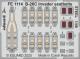 Eduard Photetch (Zoom) 1:48 - B-26C Invader seatbelts STEEL