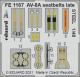 Eduard Photetch (Zoom) 1:48 - AV-8A seatbelts late STEEL