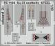 Eduard Photetch (Zoom) 1:48 - Su-33 seatbelts STEEL