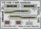 Eduard Photetch (Zoom) 1:48 - F-84F seatbelts STEEL