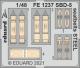 Eduard Photetch (Zoom) 1:48 - SBD-5 seatbelts STEEL (Revell)