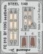 Eduard Photoetch (Zoom) 1:48 -Bf 109G Seatbelts Steel (Edu)