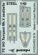 Eduard Photoetch Zoom 1:48 - Tempest Mk.V Seatbelts STEEL