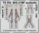 Eduard Photoetch Zoom 1:48 - MiG-21MF seatbelts STEEL