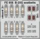 Eduard Photoetch Zoom 1:48 - B-25G seatbelts STEEL