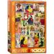 Eurographics Puzzle 1000 Pc - Opera /Theater Vintage Collage