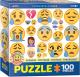 Eurographics Puzzle 100 Pc - Emojipuzzle - Sadness (6x6 Box)