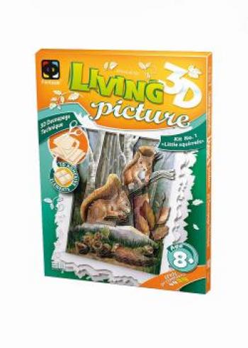 Fantazer - 3D Living Picture - Little squirrels