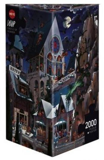 Heye Puzzles - Triangular , 2000 Pc - Castle of Horror, Loup