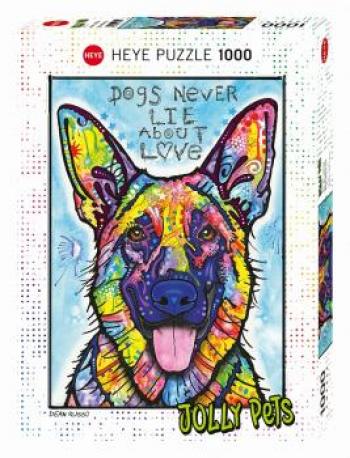Heye Puzzles - 1000 Pc - Dogs Never Lie (NEW FOR 2016)