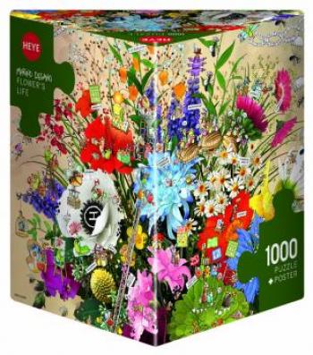 Heye - Triangular , 1000 Pc - Flower's Life, Degano