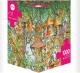 Heye Puzzles Triangular 1000 Pc - Tree Lodges, Korky Paul